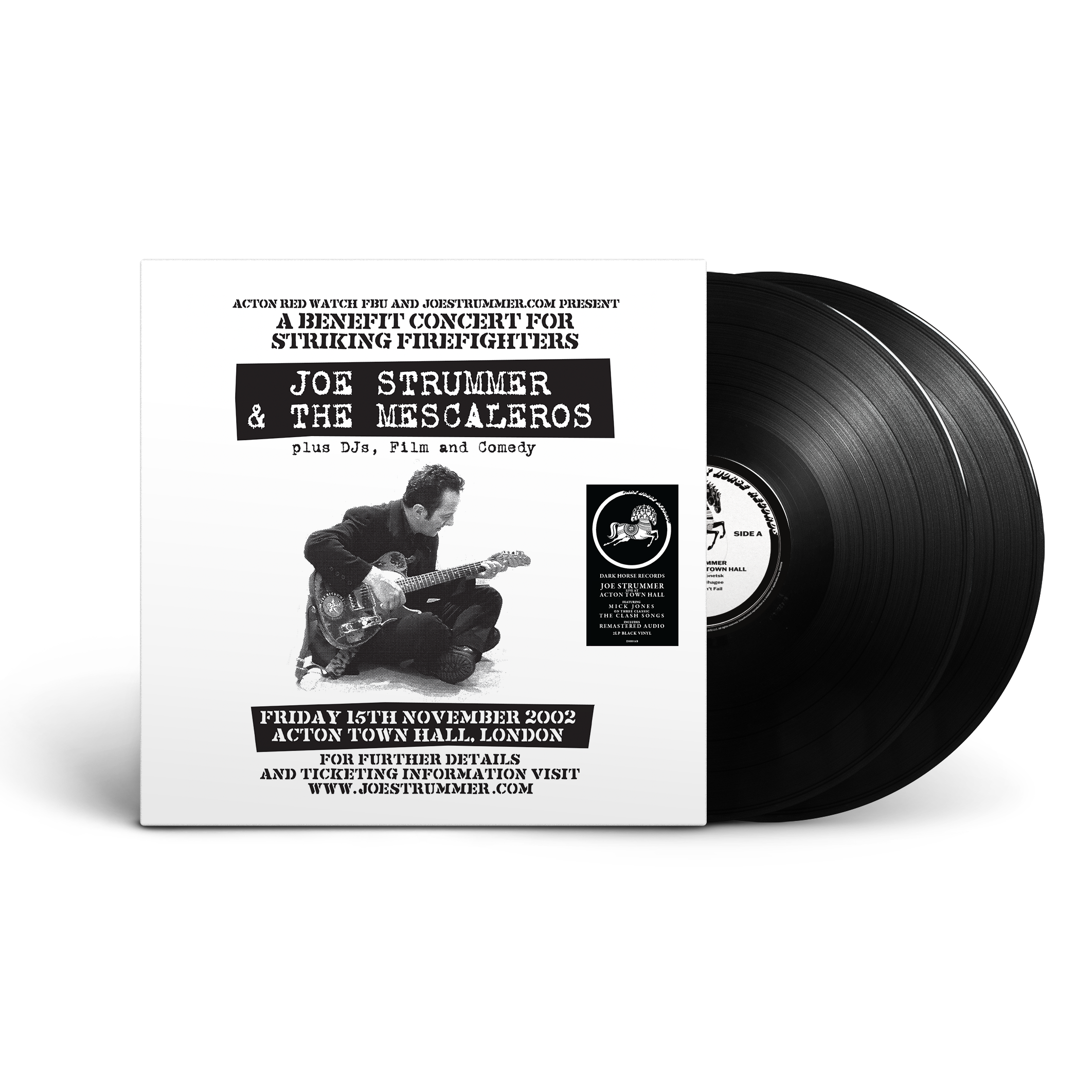 Live At Acton Town Hall - Black Vinyl 2LP – Joe Strummer Live At Acton Town Hall - Black Vinyl 2LP – Joe Strummer