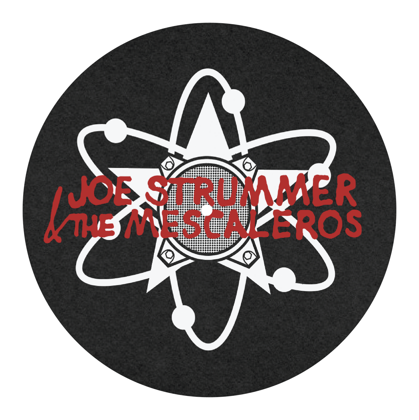 Vintage Joe Strummer & The Mescaleros Logo Turntable Slipmat