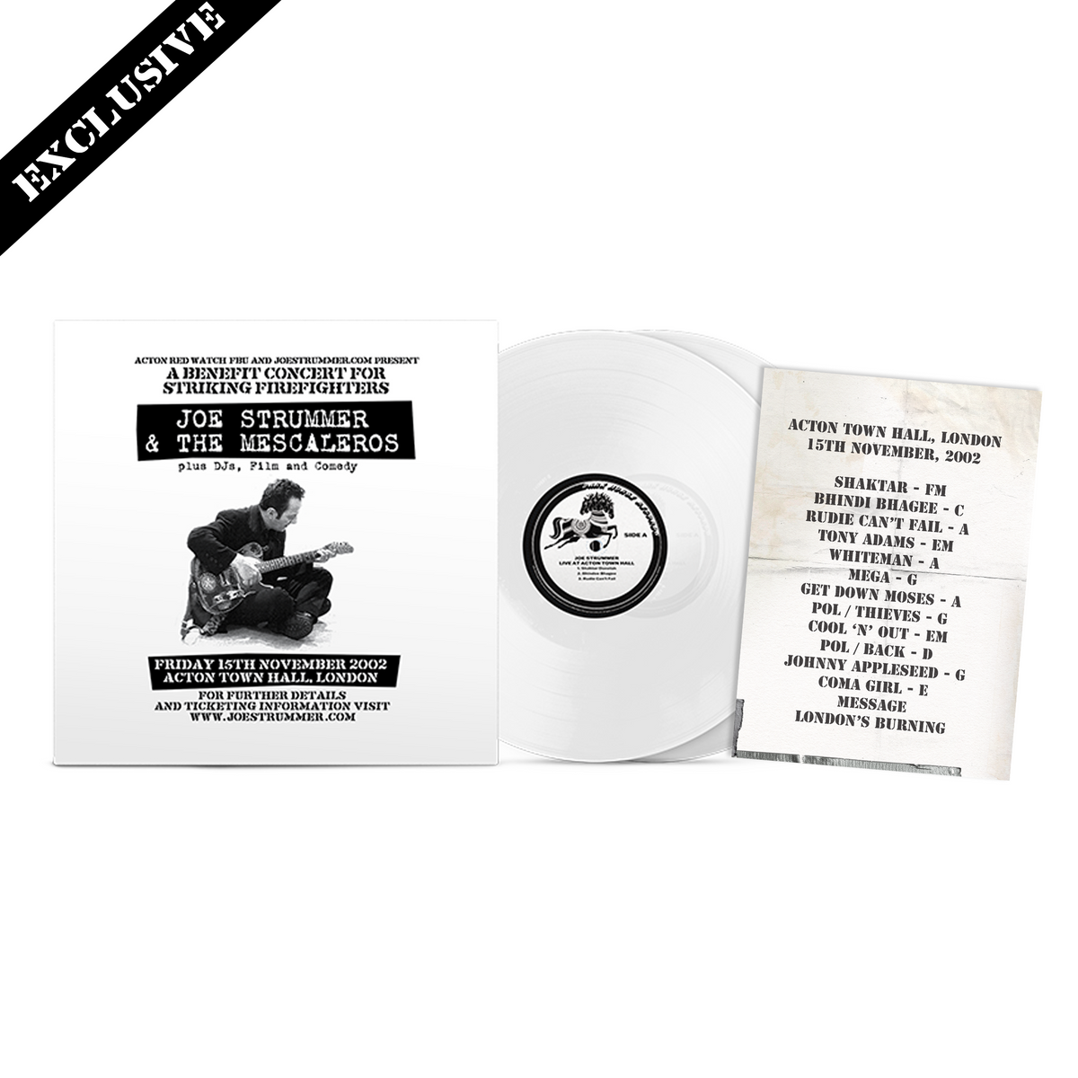 Live At Acton Town Hall - Clear Vinyl 2LP + D2C Store Exclusive