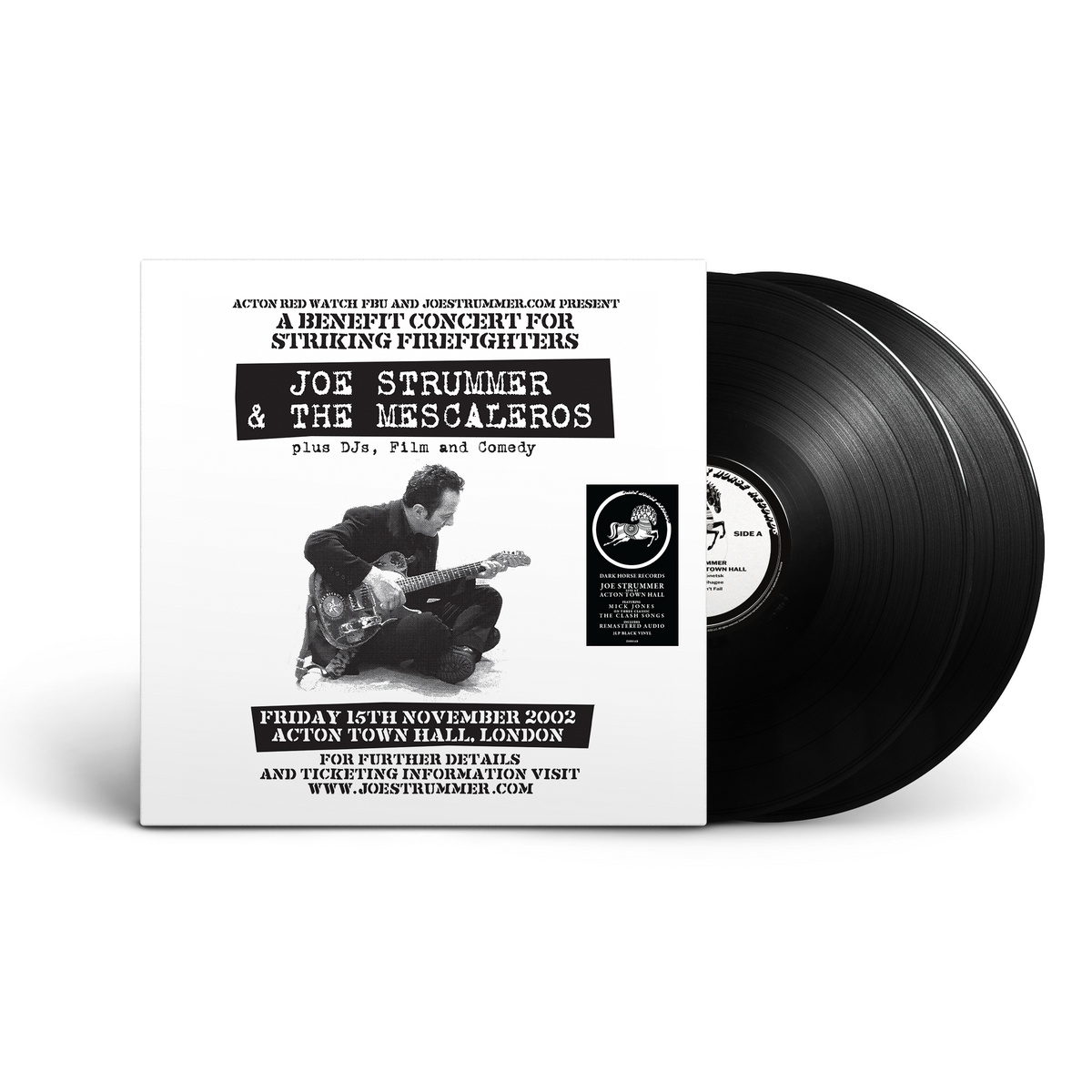 Live At Acton Town Hall - Black Vinyl 2LP – Joe Strummer Live At Acton Town Hall - Black Vinyl 2LP – Joe Strummer