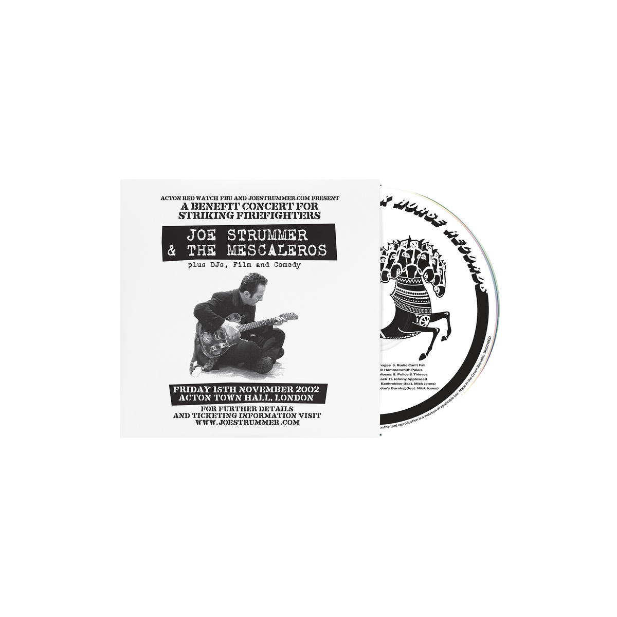 Live At Acton Town Hall CD – Joe Strummer | Official Merchandise